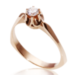 помолвочное кольцо классическое на заказ SGPP043